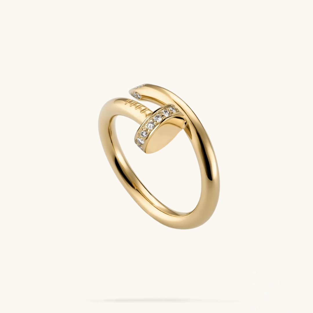 NAIL RING DIAMONDS (18K GOLD)