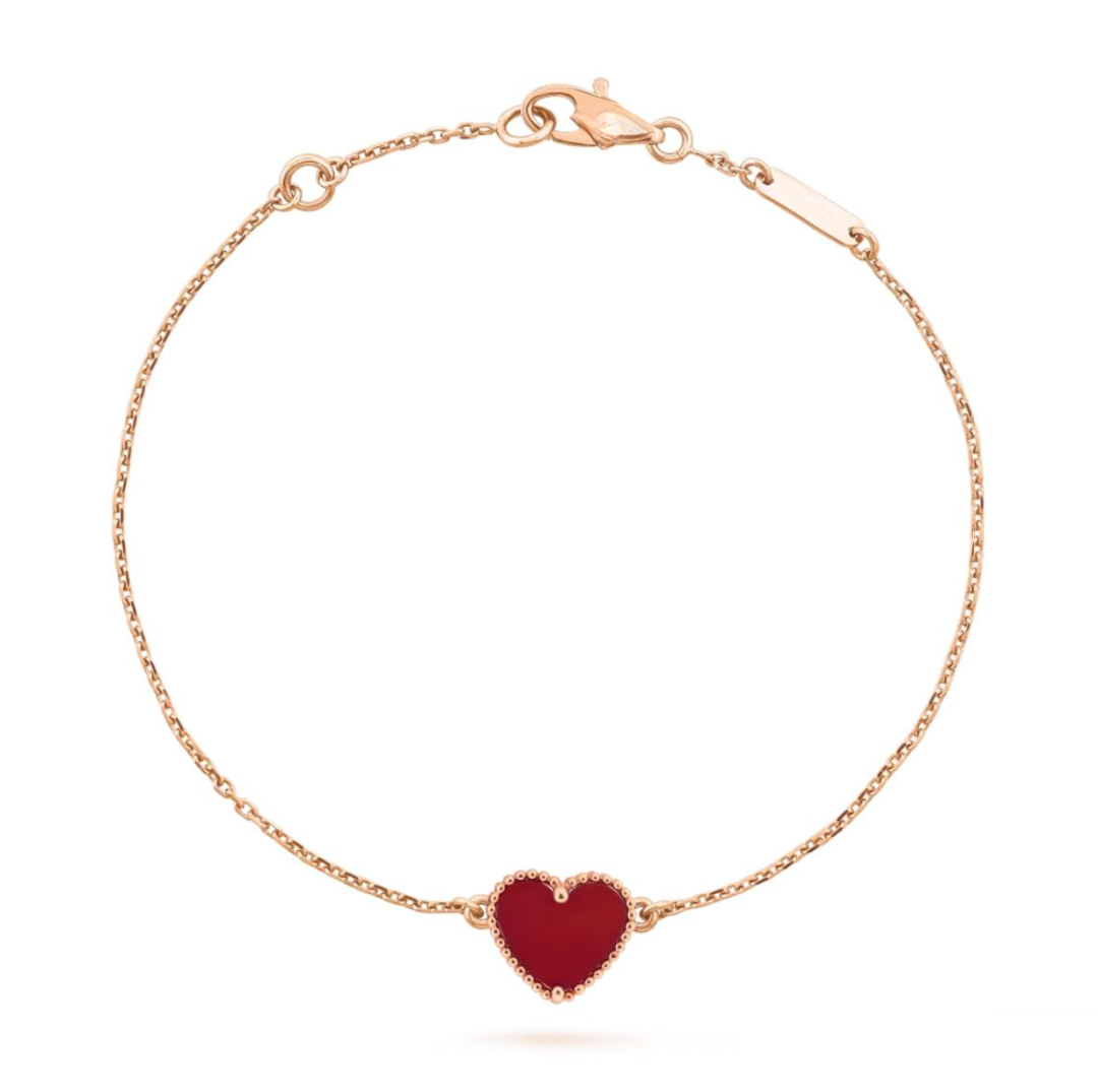 HEART BRACELET (18K ROSE GOLD PLATED)