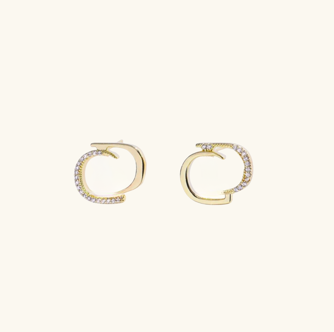 EARRINGS DIAMONDS WHITE (18K GOLD)