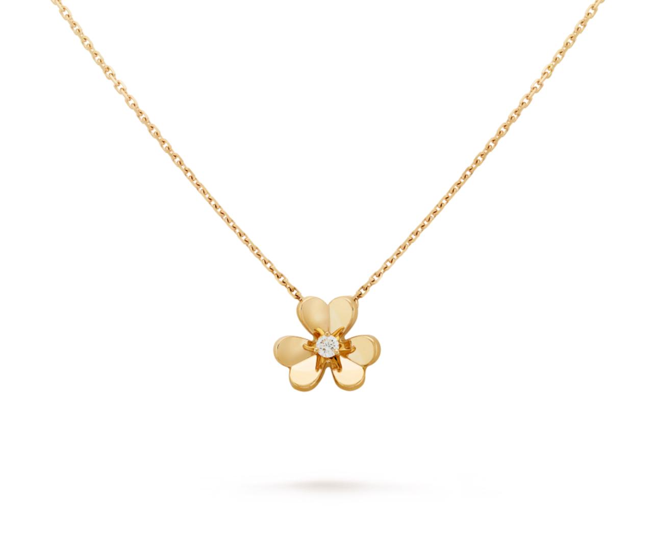 FLOWER PENDANT(18K YELLOW GOLD PLATED)