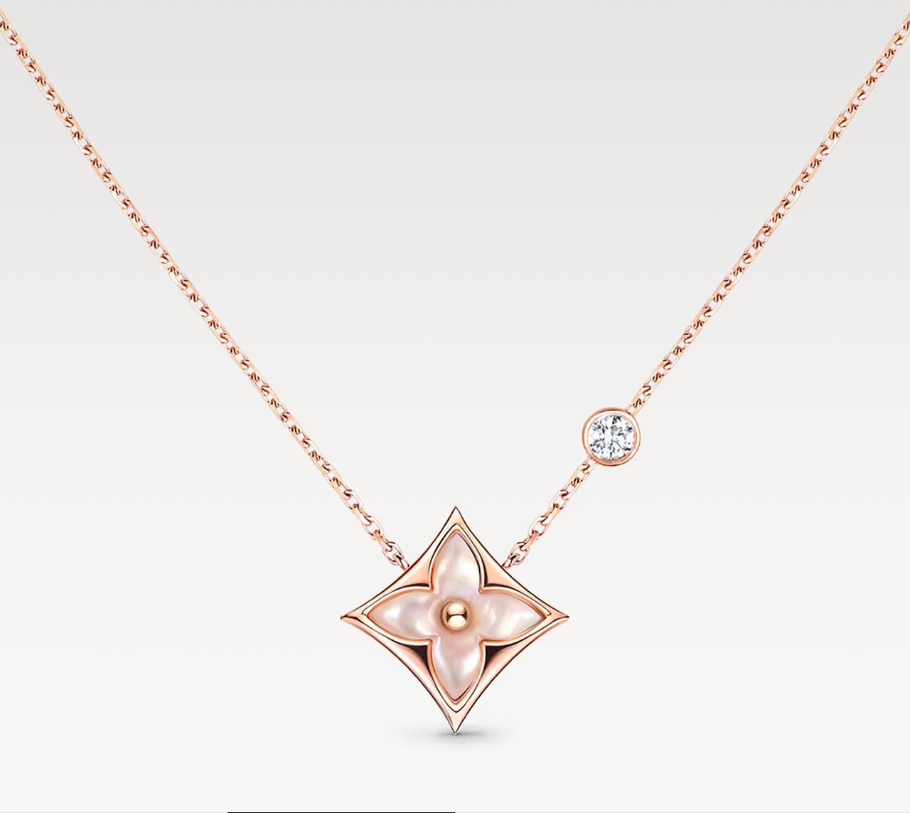PENDANT PINK SHELL (18K ROSE GOLD PLATED)