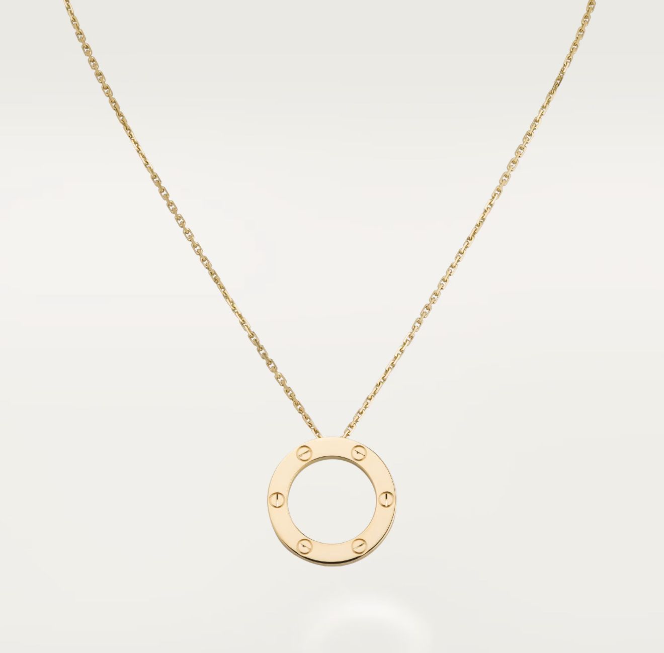 LOVE PENDANT (18K YELLOW GOLD PLATED)