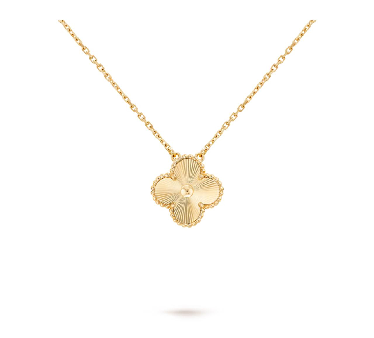 NECKLACE CLOVER (18K YELLOW GOLD PLATED)