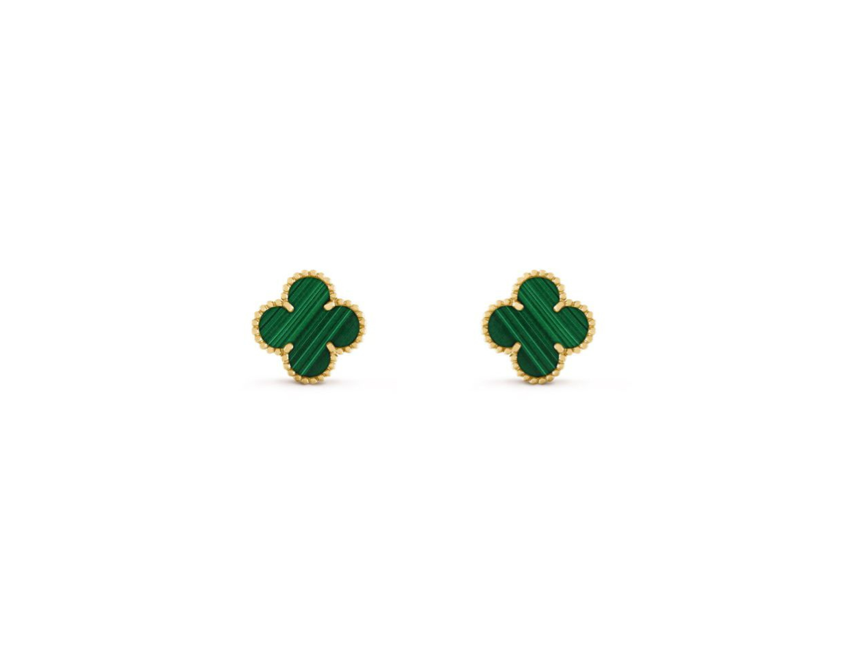 CLOVER EARRINGS 15mm (18K YELLOW GOLD PLATED)