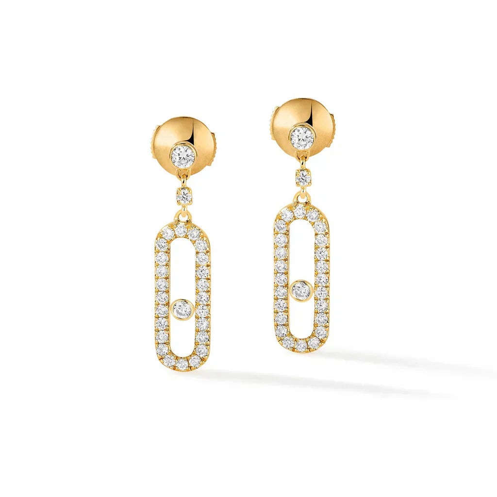 DIAMOND STUD EARRINGS 18K GOLD/SILVER/ROSE GOLD