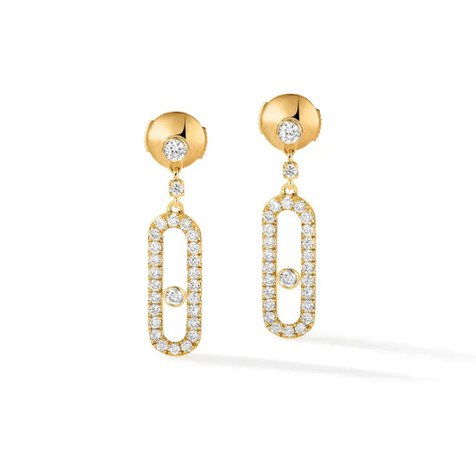 DIAMOND STUD EARRINGS 18K GOLD/SILVER/ROSE GOLD