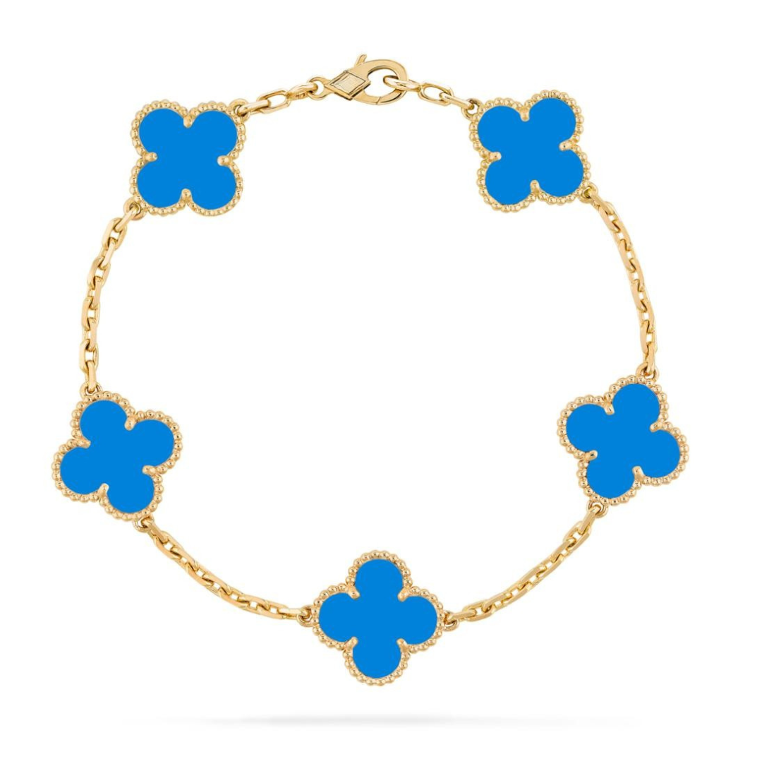 CLOVER VINTAGE BRACELET (18K Yellow Gold/Rose Gold Plated)