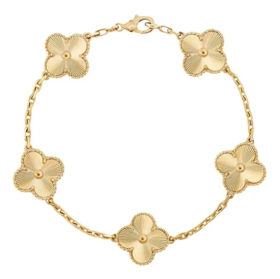 CLOVER VINTAGE BRACELET (18K Yellow Gold/Rose Gold Plated)