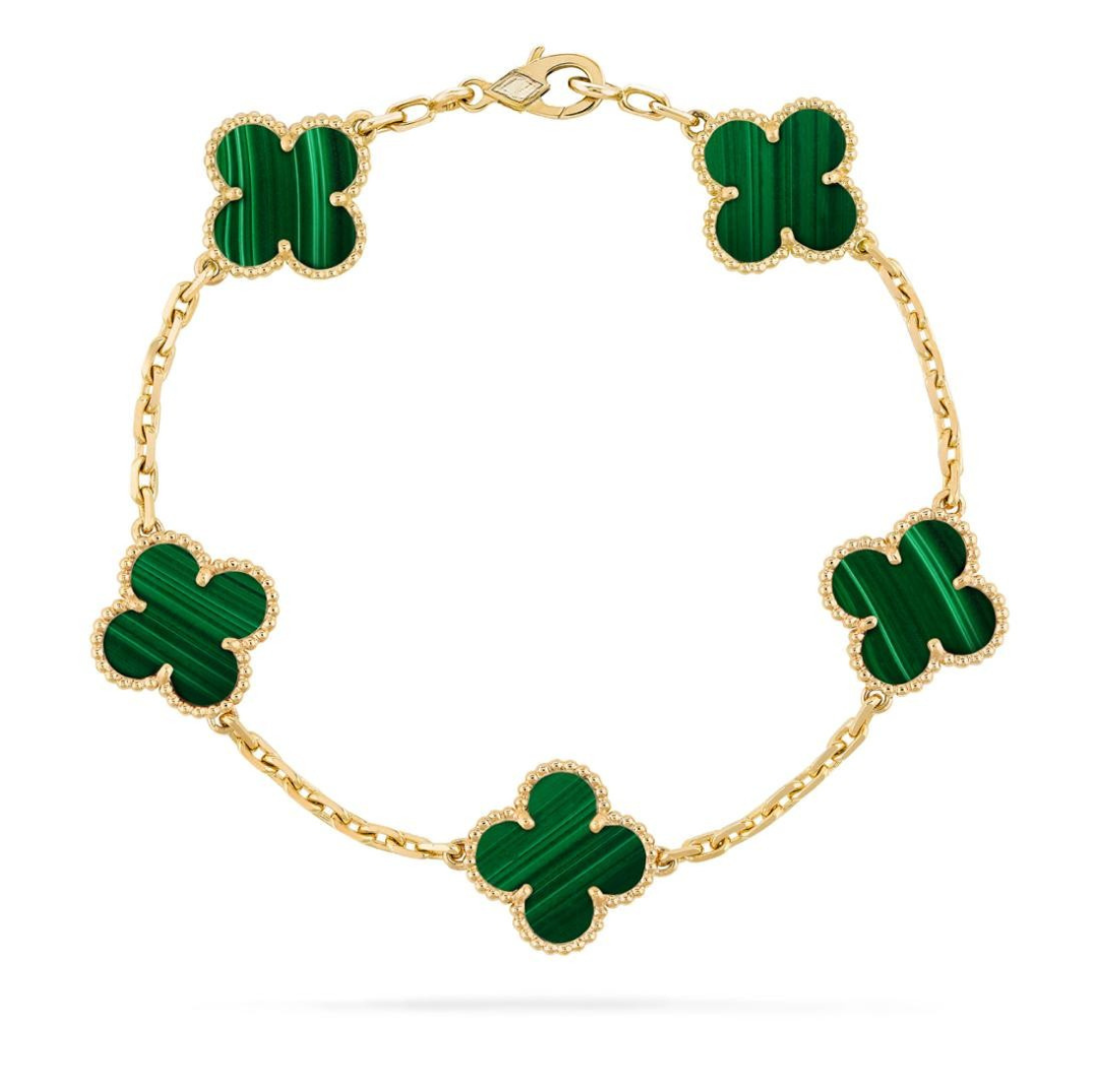 CLOVER VINTAGE BRACELET (18K Yellow Gold/Rose Gold Plated)