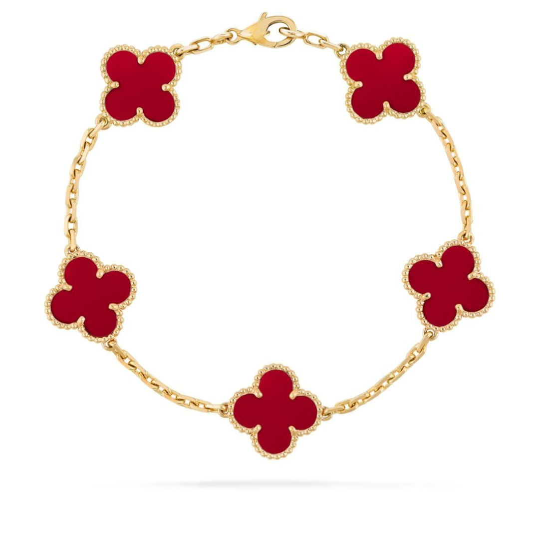 CLOVER VINTAGE BRACELET (18K Yellow Gold/Rose Gold Plated)