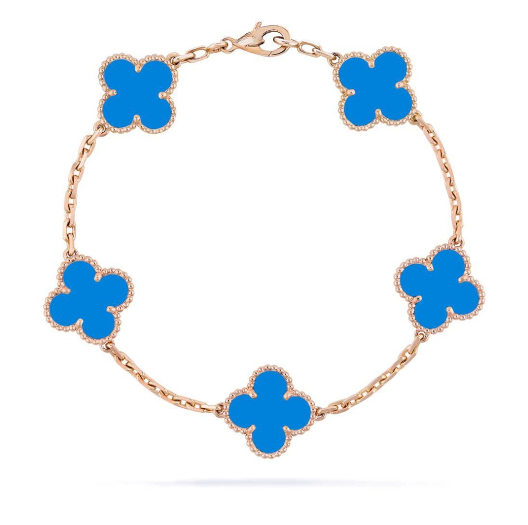 CLOVER VINTAGE BRACELET (18K Yellow Gold/Rose Gold Plated)