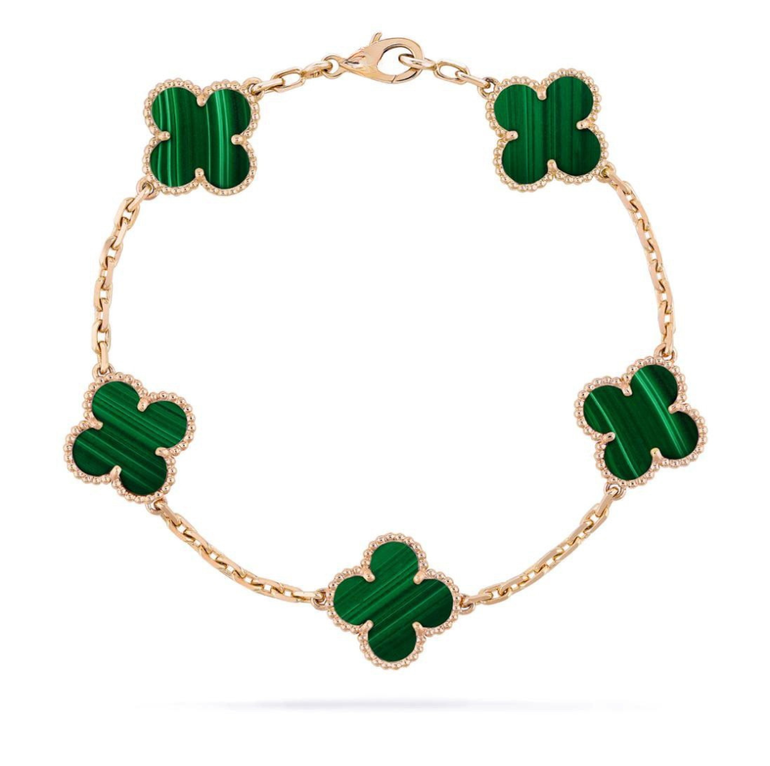 CLOVER VINTAGE BRACELET (18K Yellow Gold/Rose Gold Plated)