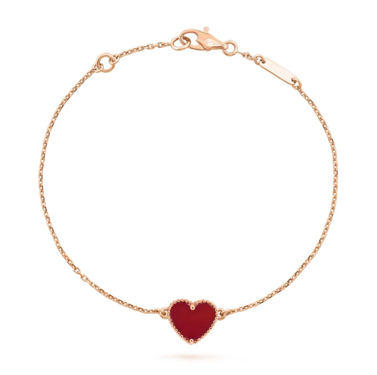 HEART BRACELET (18K ROSE GOLD PLATED)