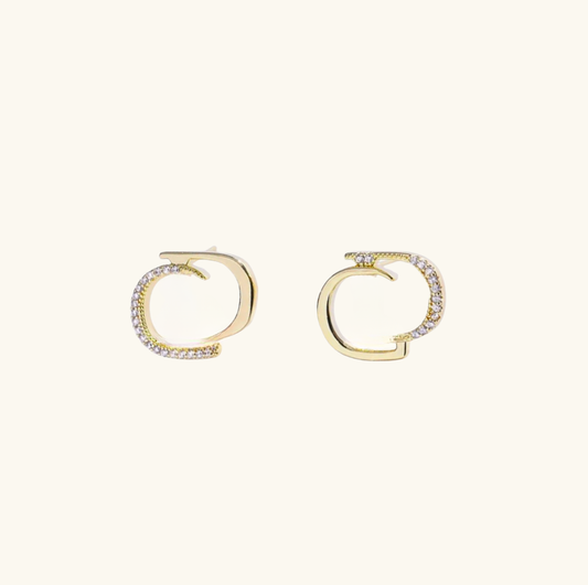 EARRINGS DIAMONDS WHITE (18K GOLD)