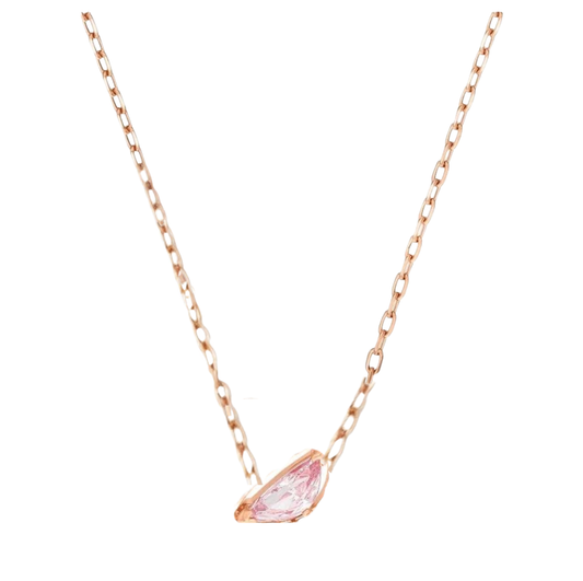 NECKLACE ROSA STONE (ROSE GOLD PLATED)