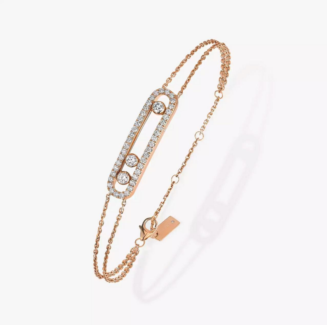 CLASSIC DIAMOND BRACELET (YELLOW GOLD/ROSE GOLD/WHITE GOLD PLATED)