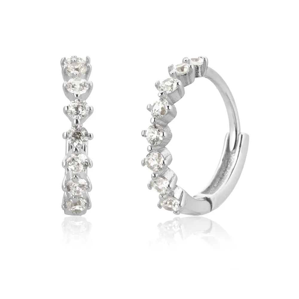 HP BLACK DIAMOND EARRINGS (18K GOLD/SILVER)