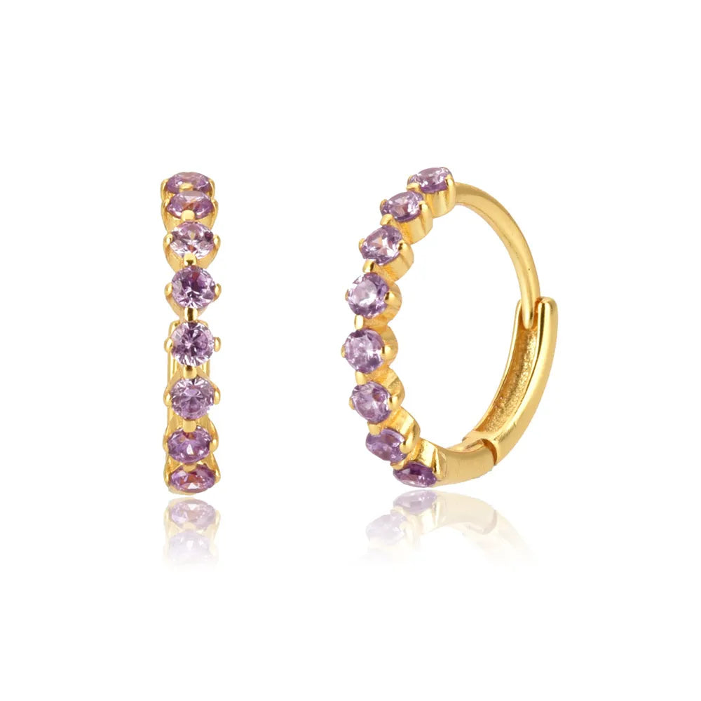 HP BLACK DIAMOND EARRINGS (18K GOLD/SILVER)