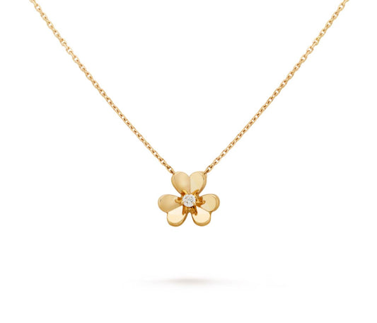 FLOWER PENDANT(18K YELLOW GOLD PLATED)