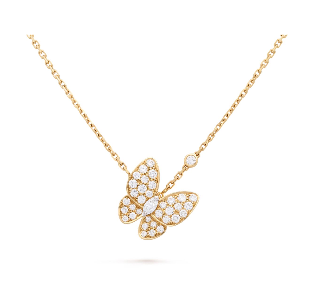 BUTTERFLY PENDANT (18K YELLOW GOLD/ROSE GOLD PLATED)