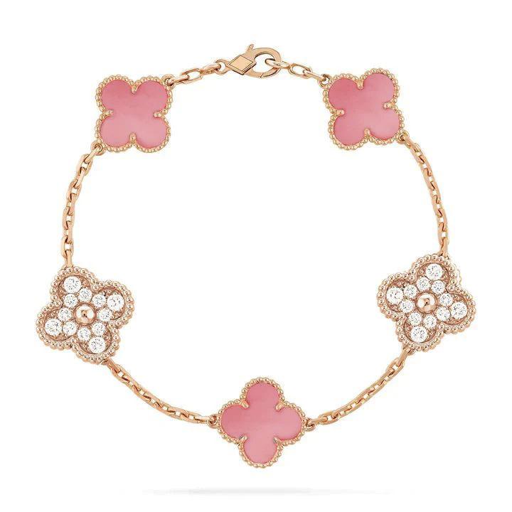 CLOVER VINTAGE BRACELET (18K Yellow Gold/Rose Gold Plated)