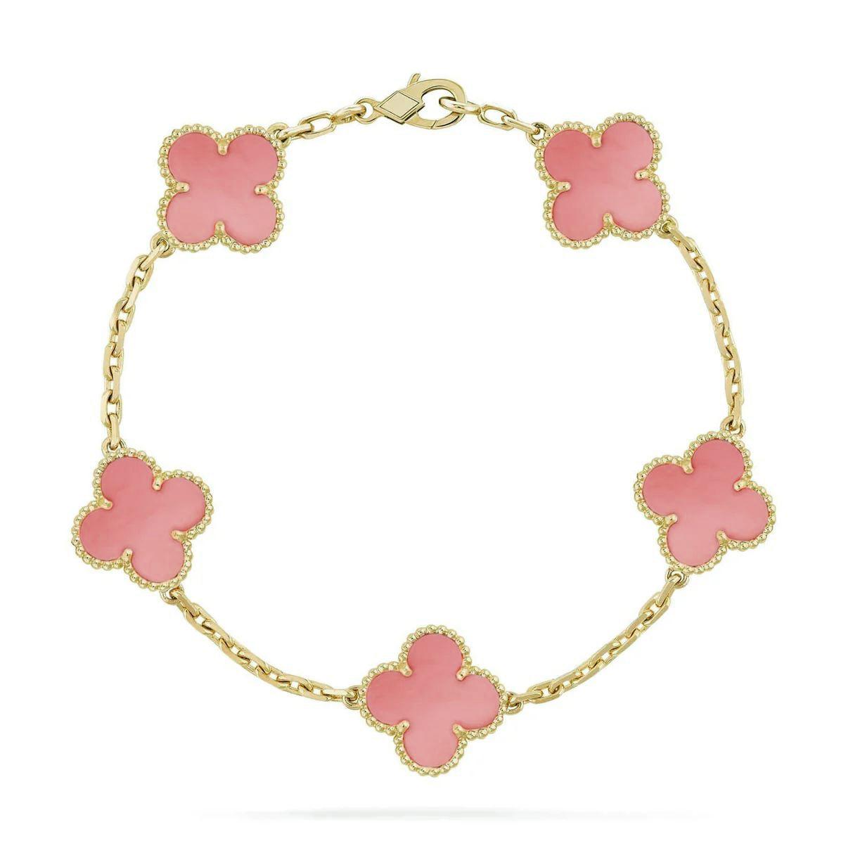 CLOVER VINTAGE BRACELET (18K Yellow Gold/Rose Gold Plated)