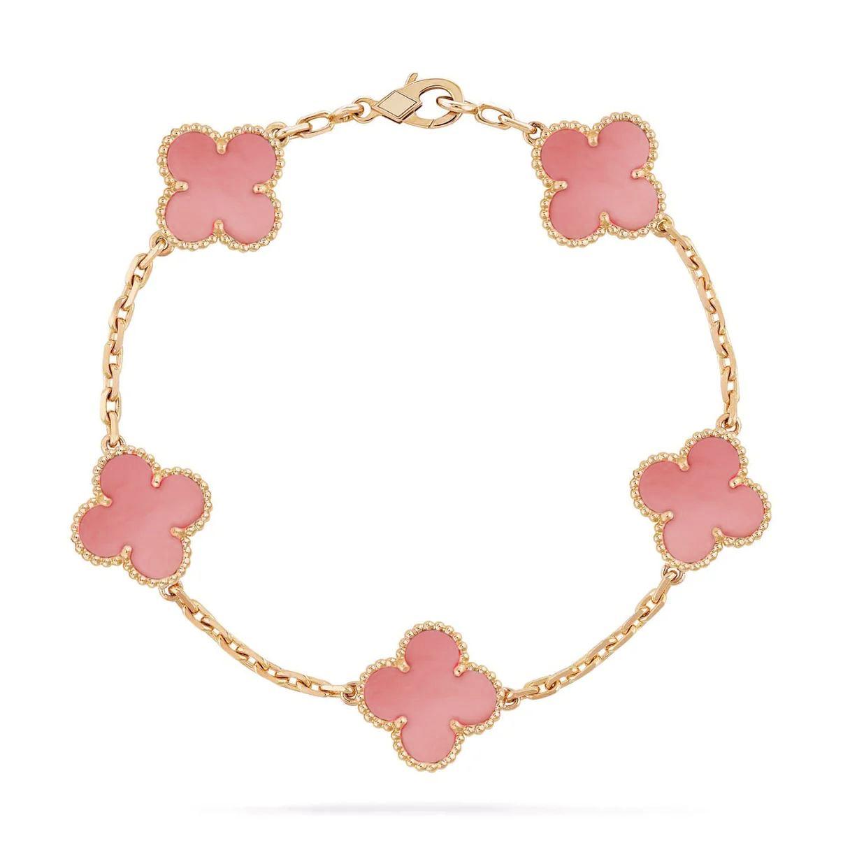 CLOVER VINTAGE BRACELET (18K Yellow Gold/Rose Gold Plated)