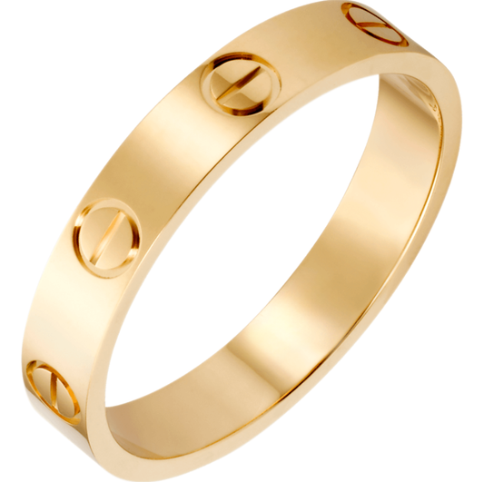 LOVE WEDDING RING (18K GOLD/ ROSE GOLD/ SILVER)