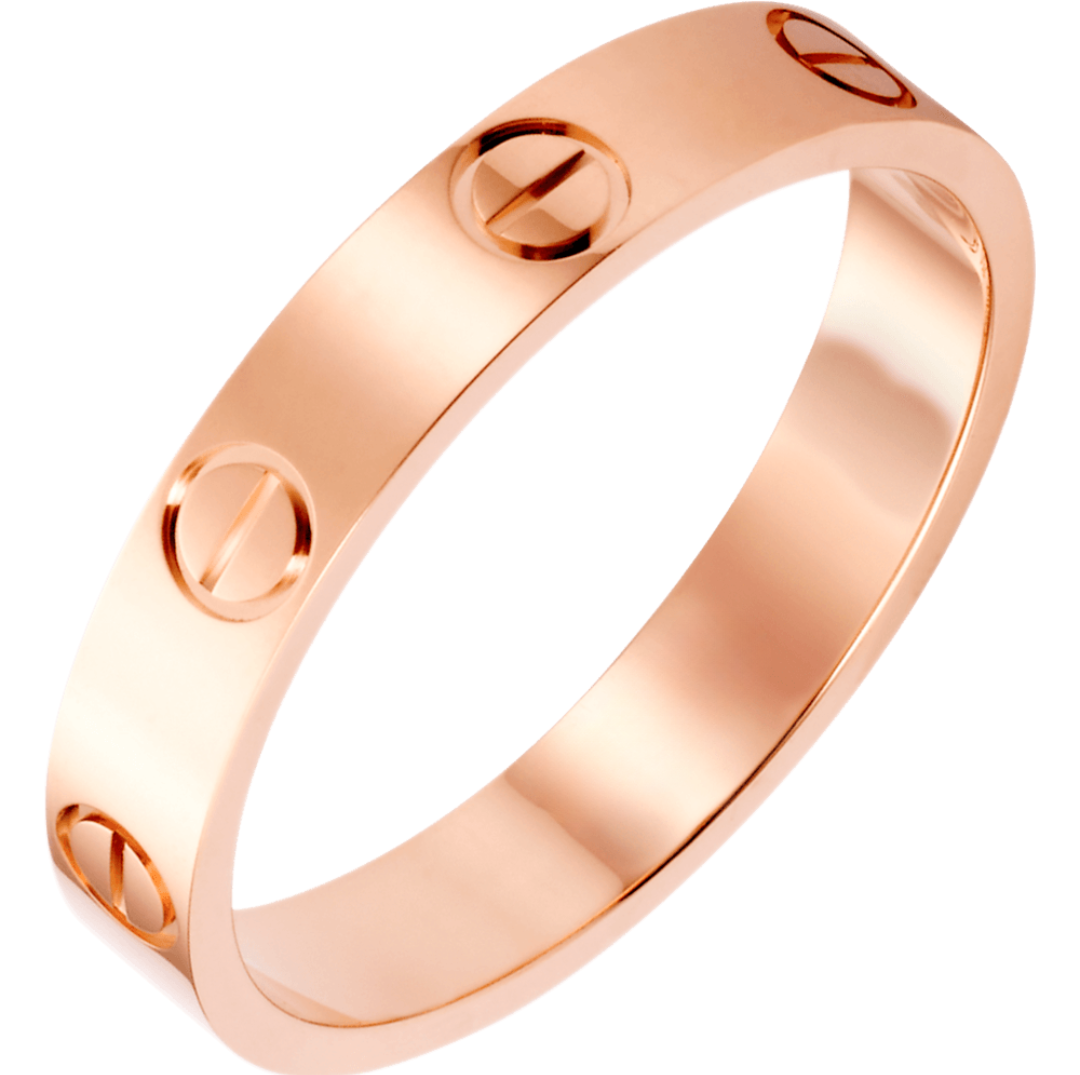 LOVE WEDDING RING (18K GOLD/ ROSE GOLD/ SILVER)