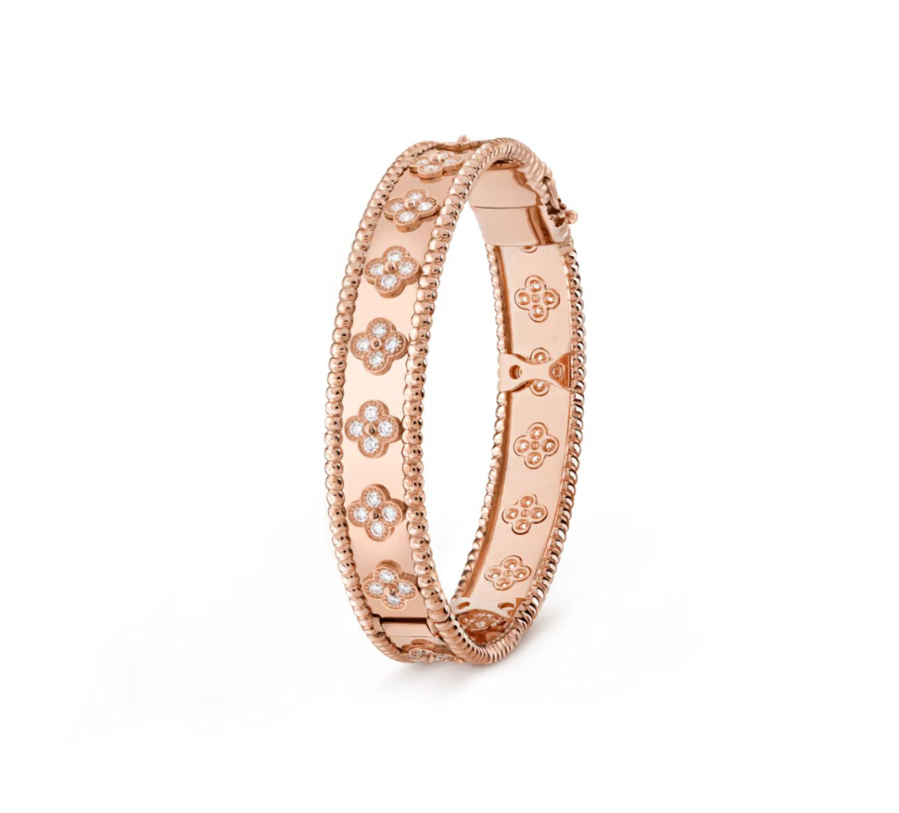 CLOVER DIAMOND BRACELET (18K YELLOW GOLD/ROSE GOLD/WHITE GOLD PLATED)