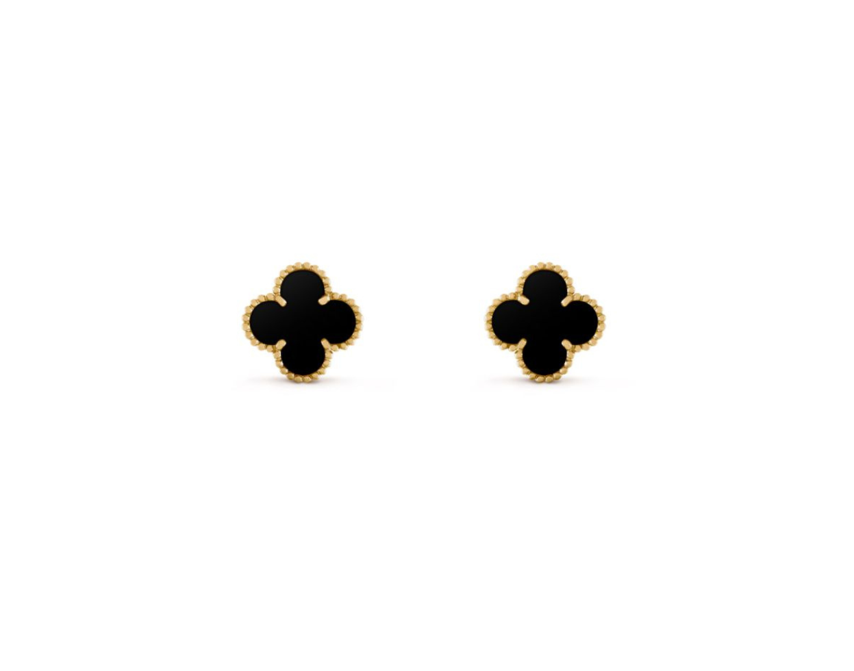 CLOVER EARRINGS 15mm (18K YELLOW GOLD PLATED)