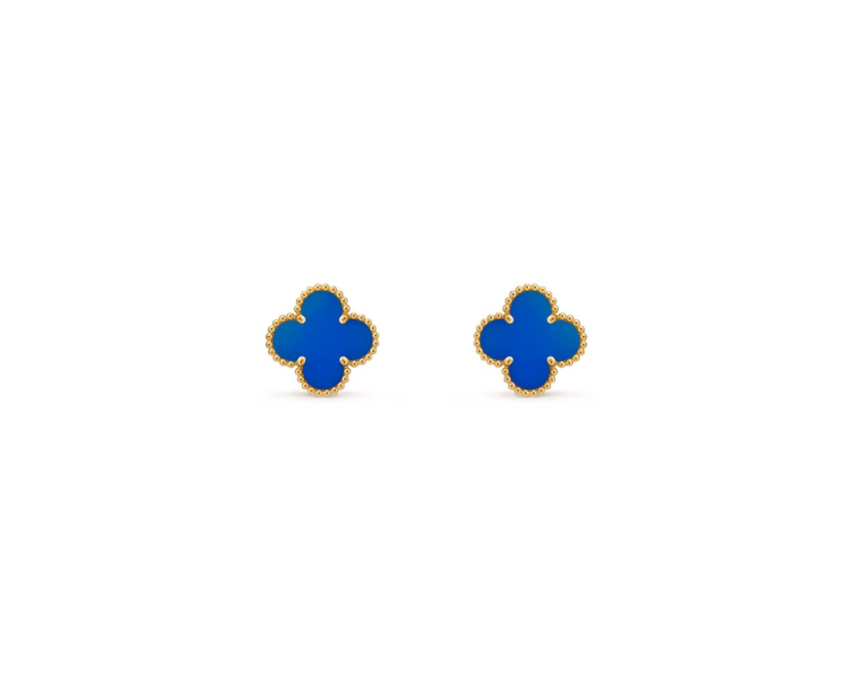 CLOVER EARRINGS 15mm (18K YELLOW GOLD PLATED)